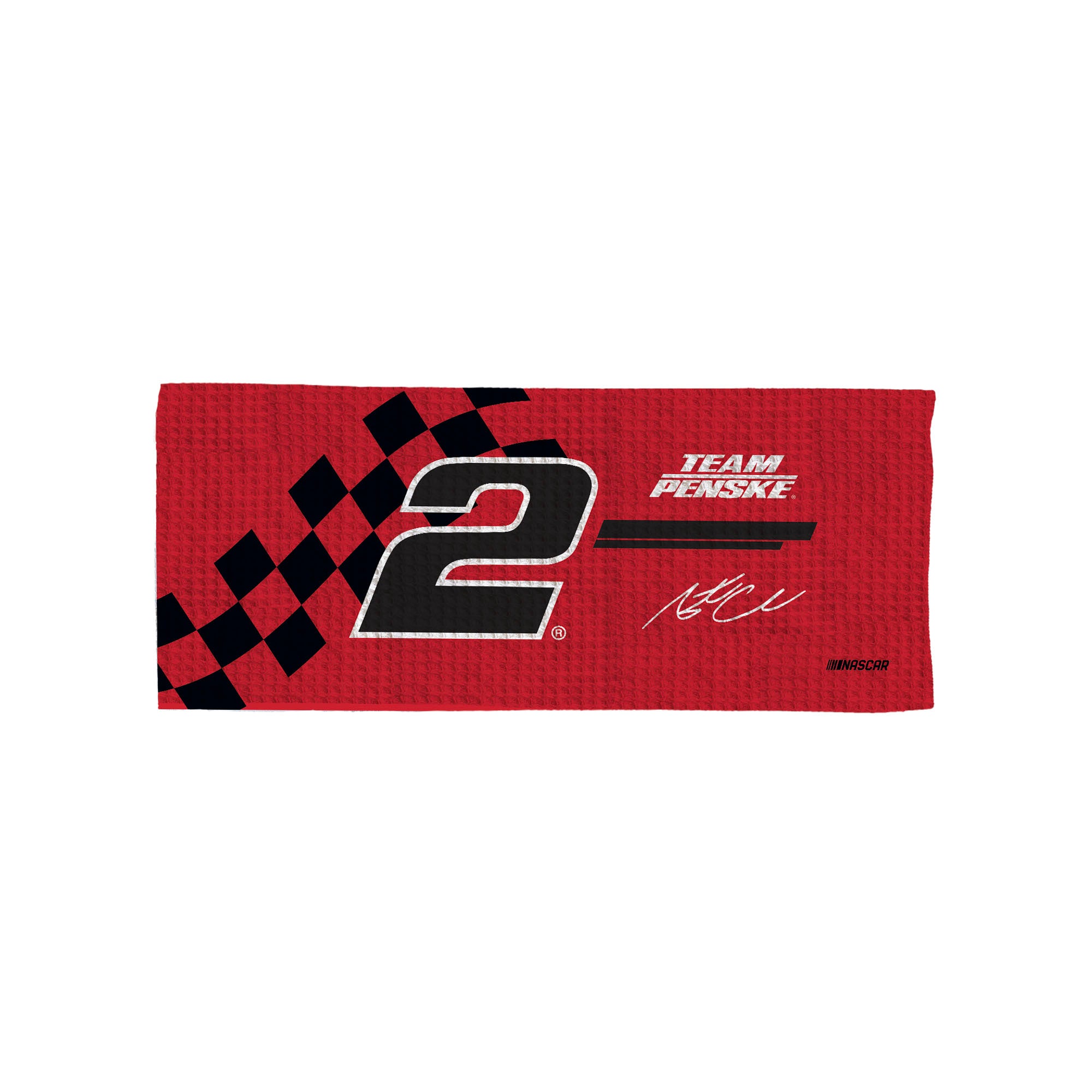 NASCAR Austin Cindric Fast Track Black Cooling Towel 12x31.5 inches