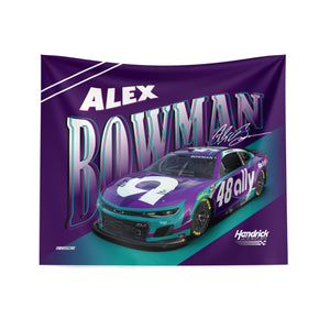 NASCAR Alex Bowman Comet Car Wall Hanging 34x40 inches