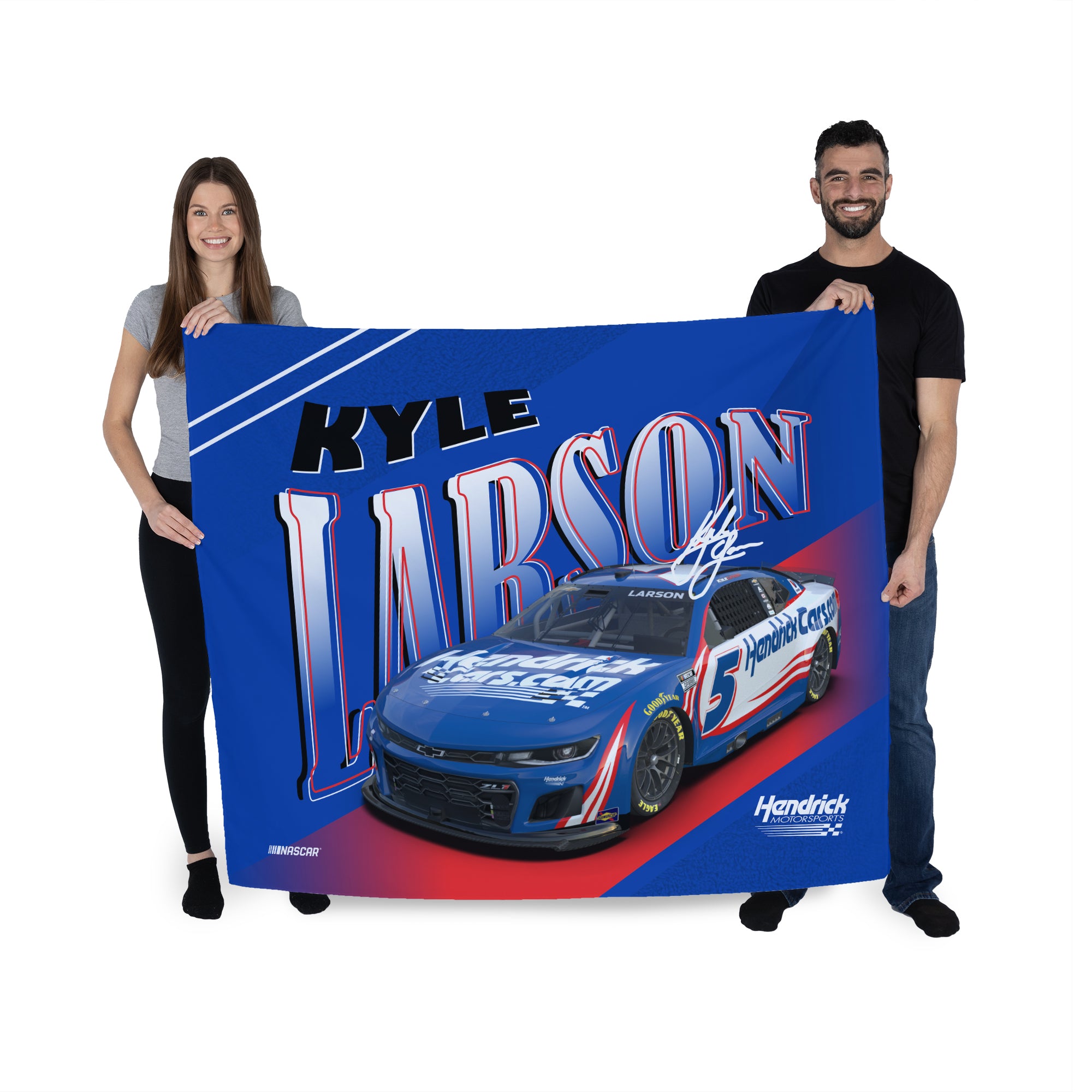 NASCAR Kyle Larson Comet Car Wall Hanging 34x40 inches
