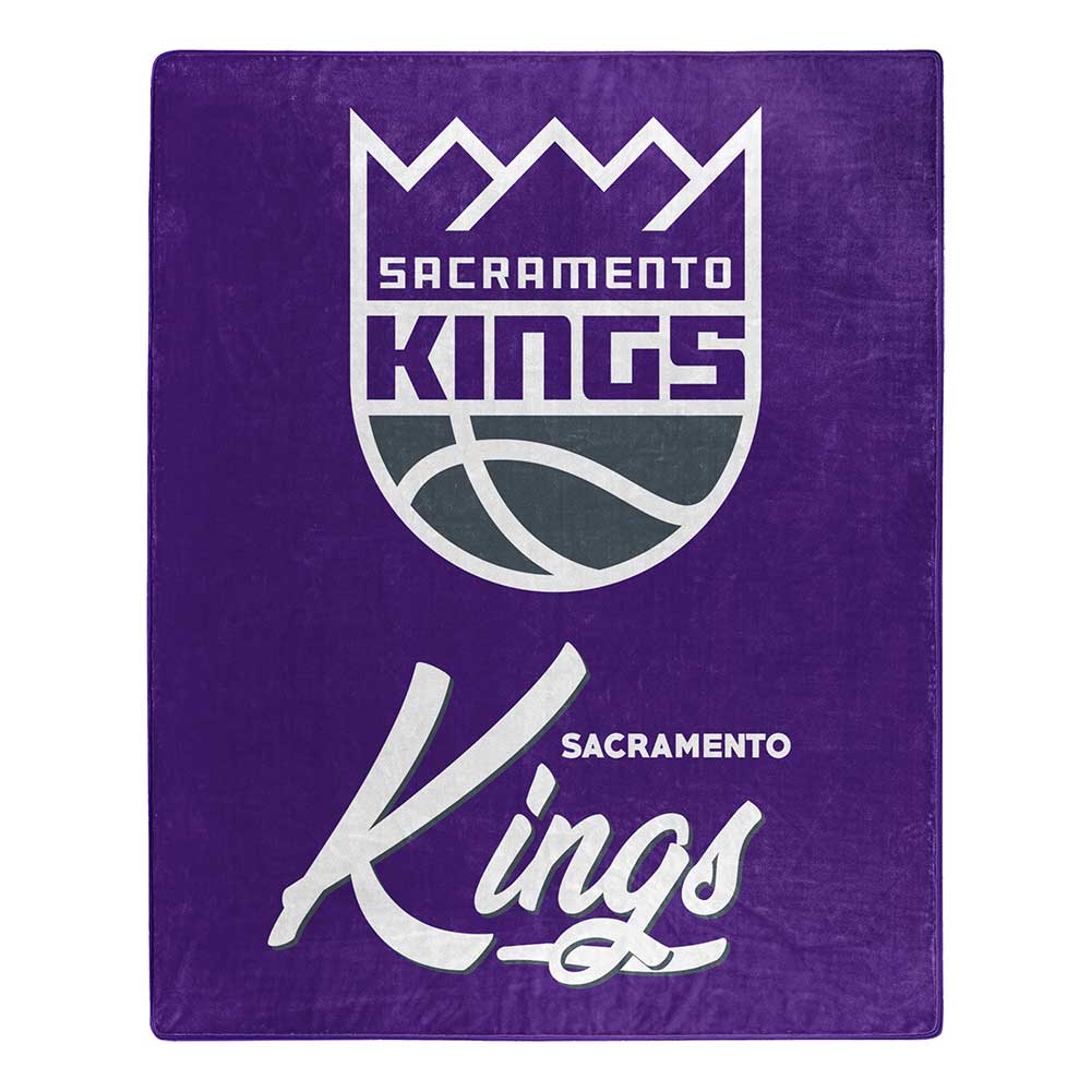 NBA Sacramento Kings Signature Raschel Throw Blanket 50x60 Inches