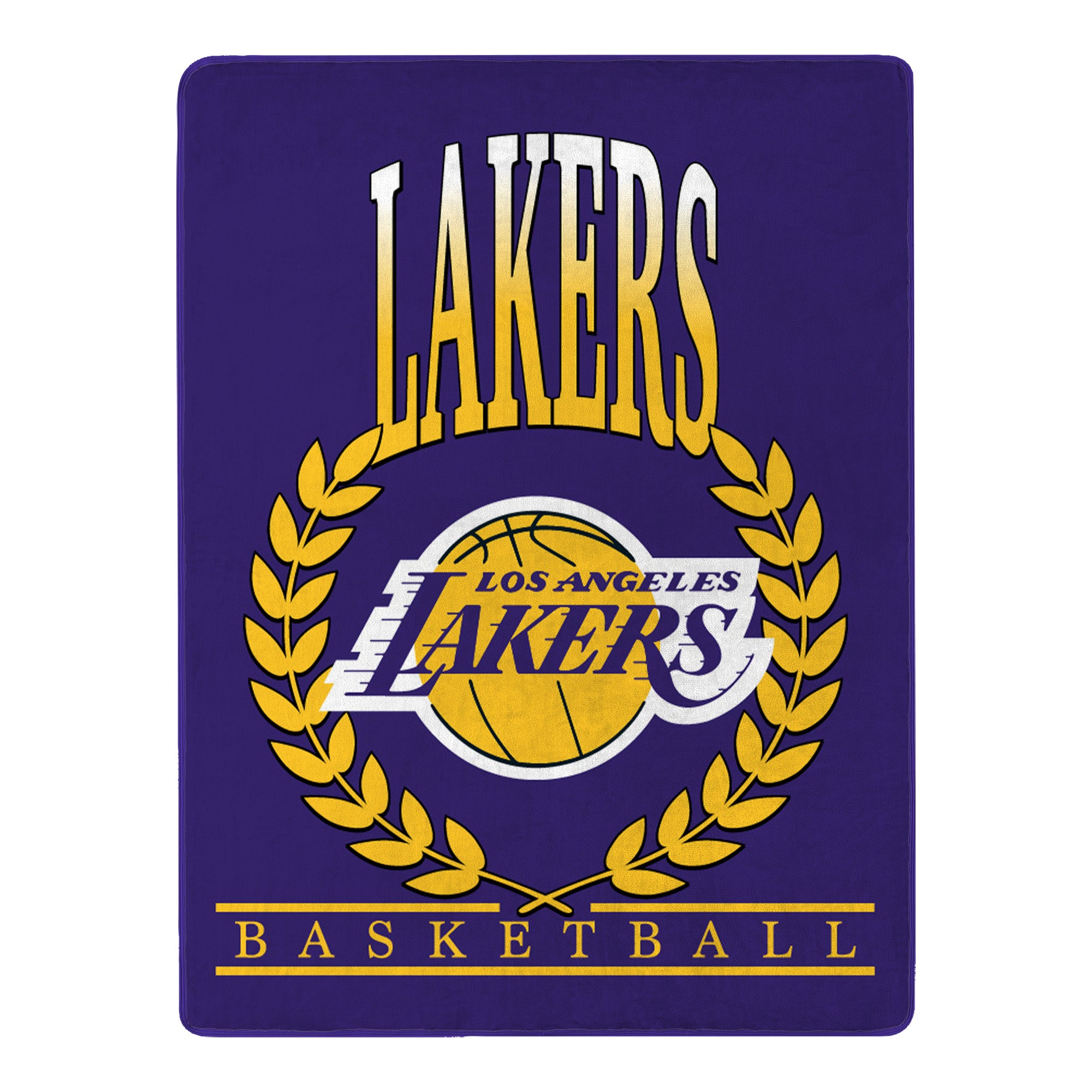 Los Angeles Lakers NBA Plateau Silk Touch Throw Blanket 46X60 Inches