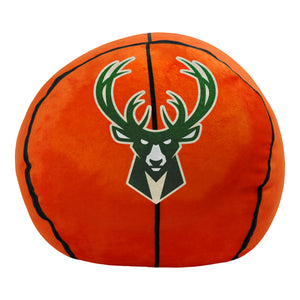 NBA Milwaukee Bucks Round Travel Cloud Pillow, 11 inches