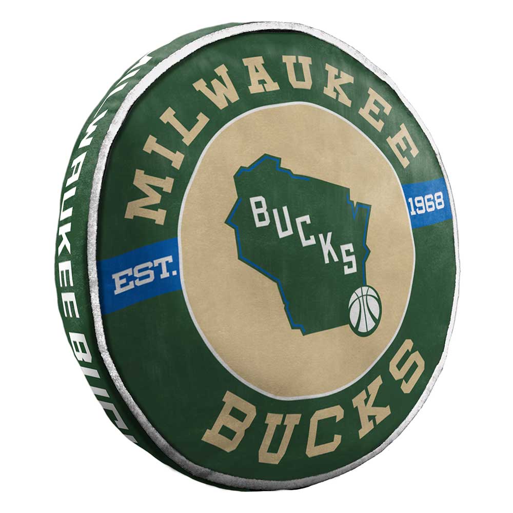 NBA Milwaukee Bucks Travel Cloud Pillow 15 Inches