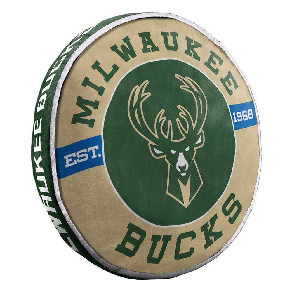 NBA Milwaukee Bucks Travel Cloud Pillow 15 Inches