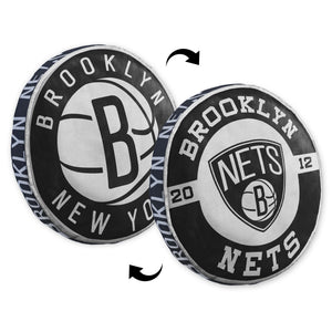 NBA Brooklyn Nets Travel Cloud Pillow 15 Inches