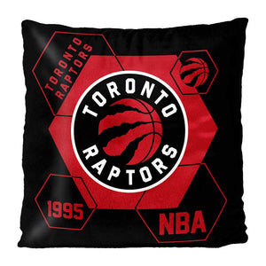 NBA Toronto Raptors Connector Velvet Reverse Pillow 16 x 16 Inches