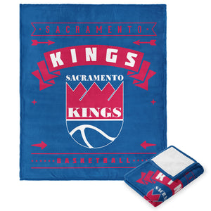 NBA Sacramento Kings Hardwood Classic Silk Touch Throw Blanket 50x60 Inches