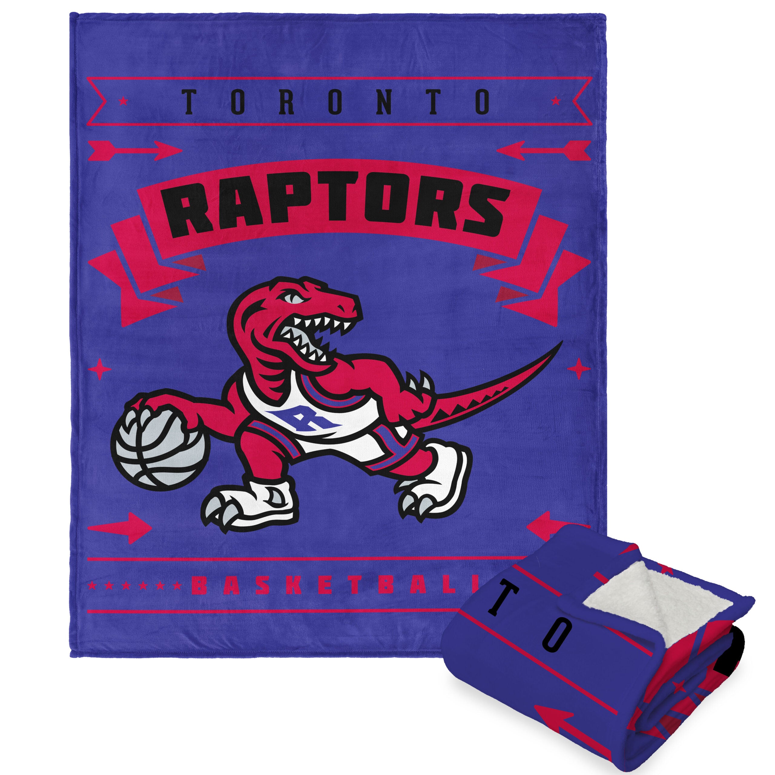 NBA Toronto Raptors Hardwood Classic Silk Touch Throw Blanket 50x60 Inches