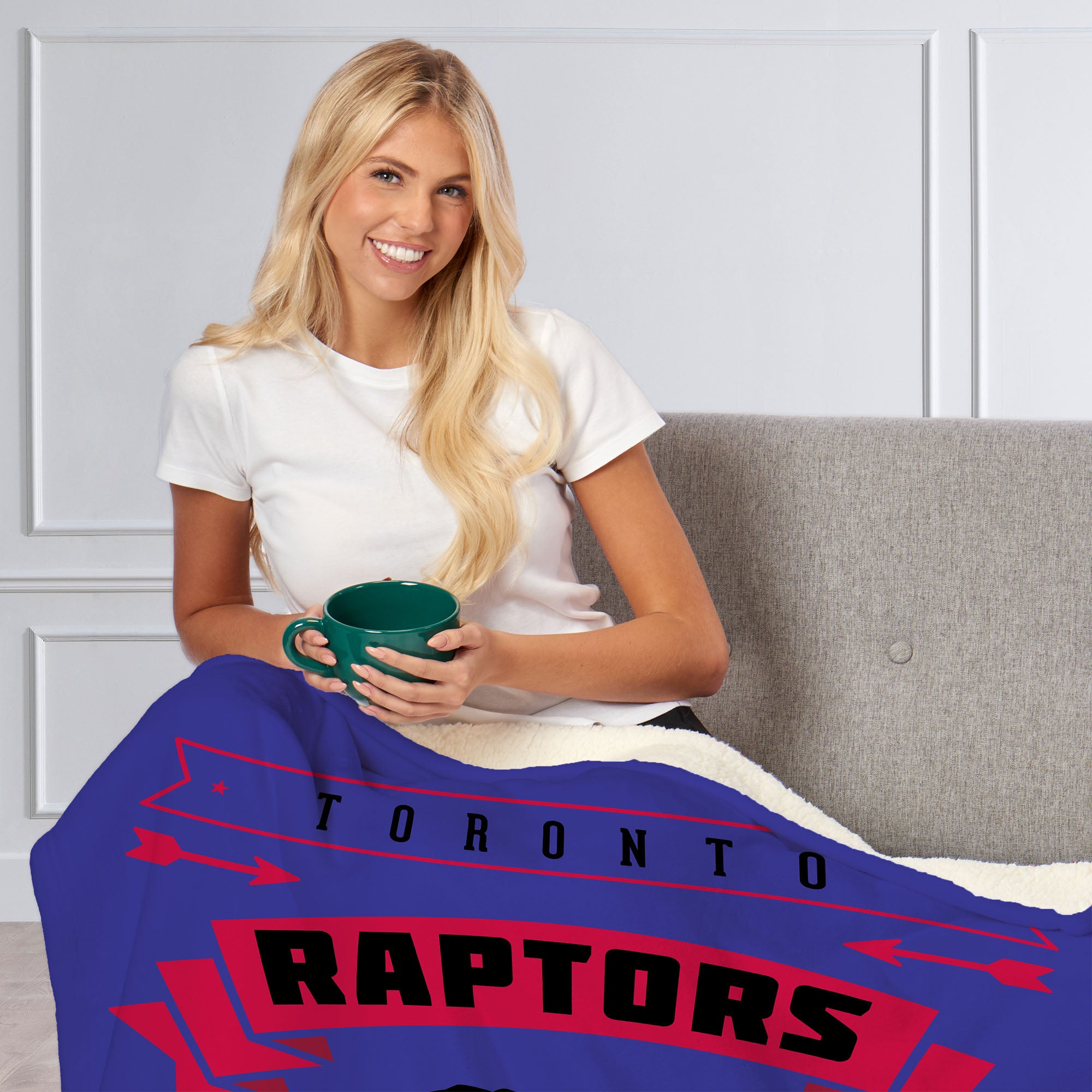 NBA Toronto Raptors Hardwood Classic Silk Touch Throw Blanket 50x60 Inches