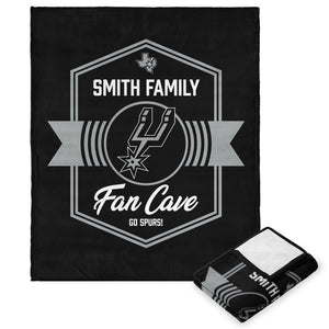 NBA San Antonio Spurs Dominion Personalized Silk Touch Throw Blanket 50X60 Inches