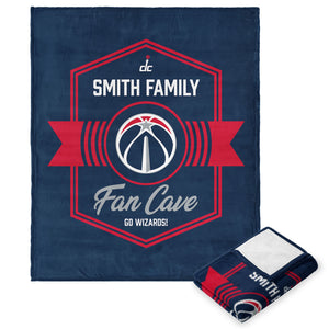 NBA Washington Wizards Dominion Personalized Silk Touch Throw Blanket 50X60 Inches