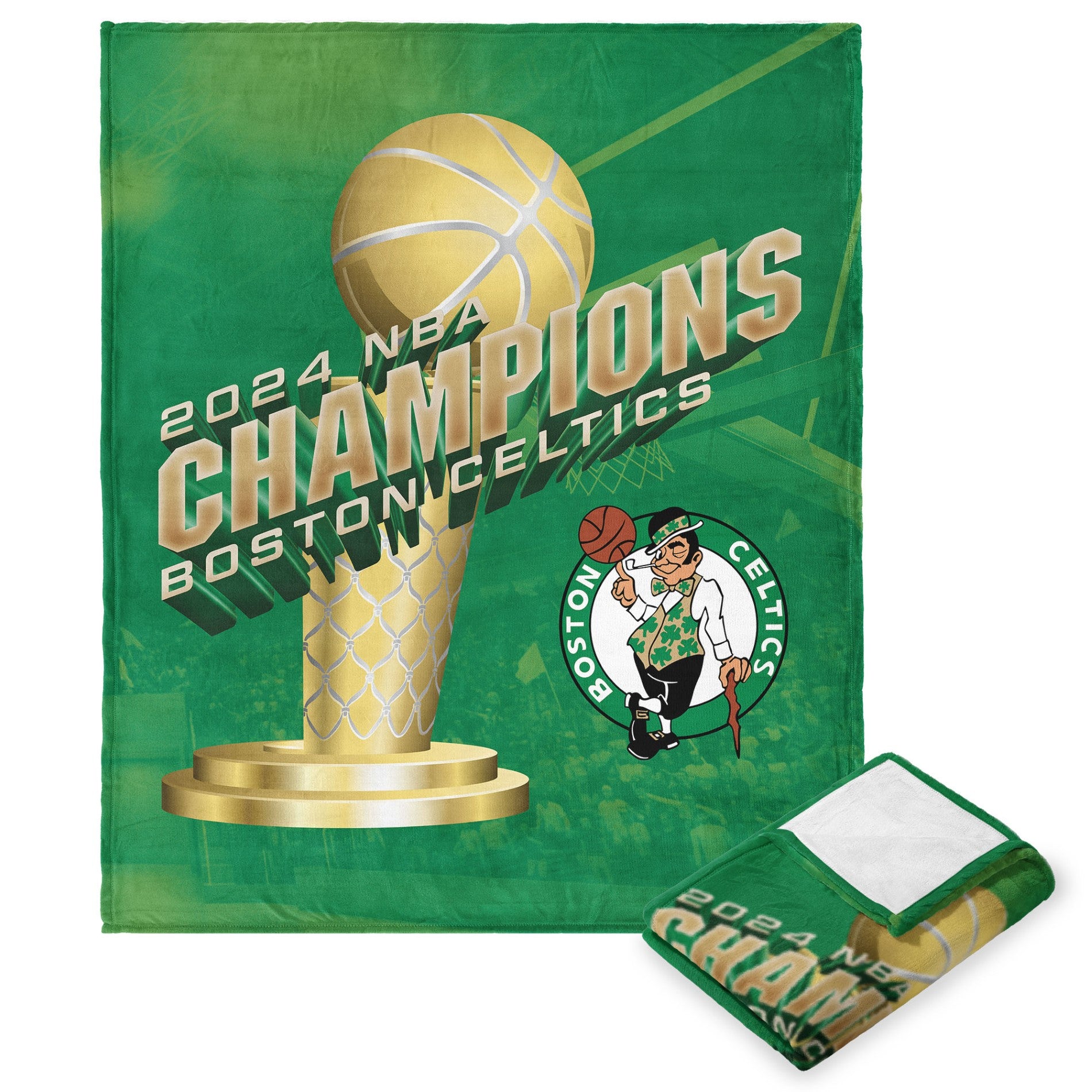 NBA Boston Celtics Sovereign Silk Touch Throw Throw Blanket 50x60 Inches