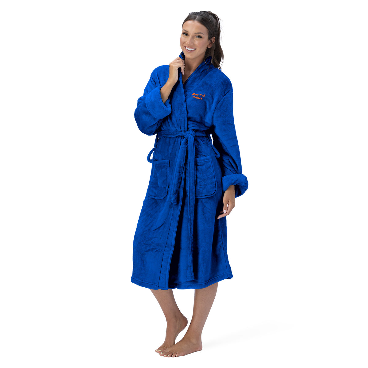 Belichick Robe New York Knicks NBA Blue Unisex Robe Small/Medium