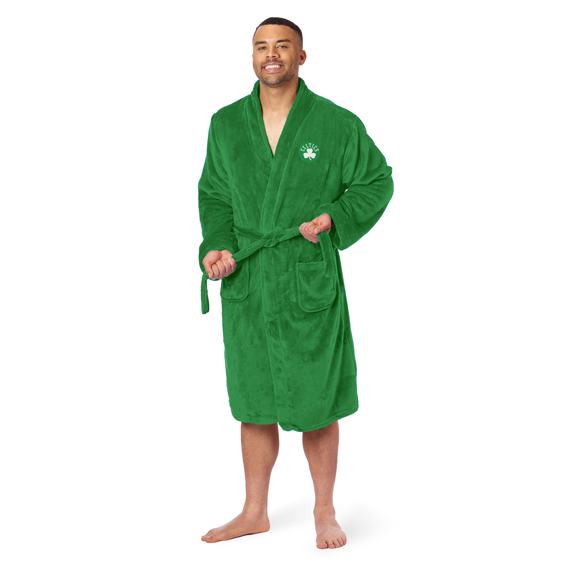 Boston Celtics NBA L/XL Silk Touch Robe 26x47 Inches