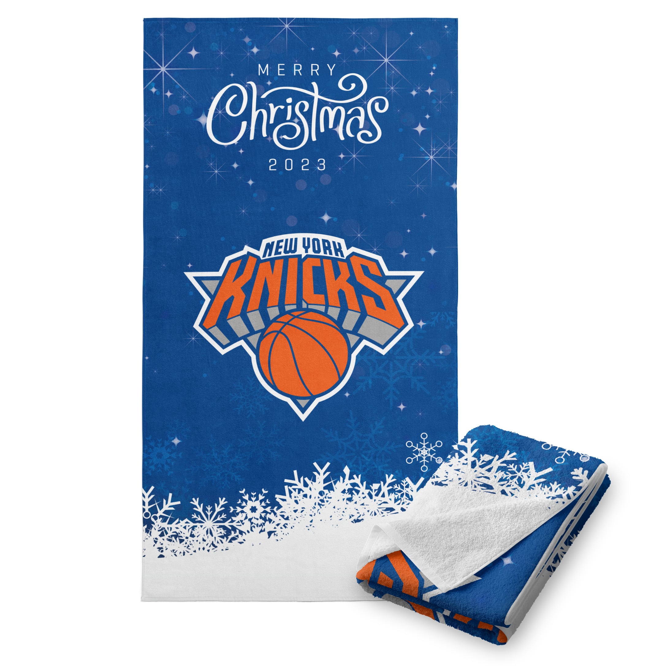 NBA New York Knicks Christmas 2023 Beach Towel 30x60 Inches