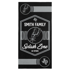NBA San Antonio Spurs Dominion Personalized Beach Towel 30Ã—60 Inches