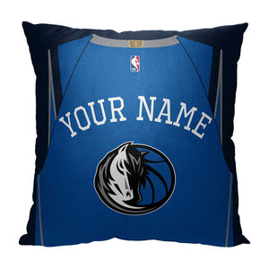 NBA Dallas Mavericks Jersey Personalized Throw Pillow 18x18 Inches