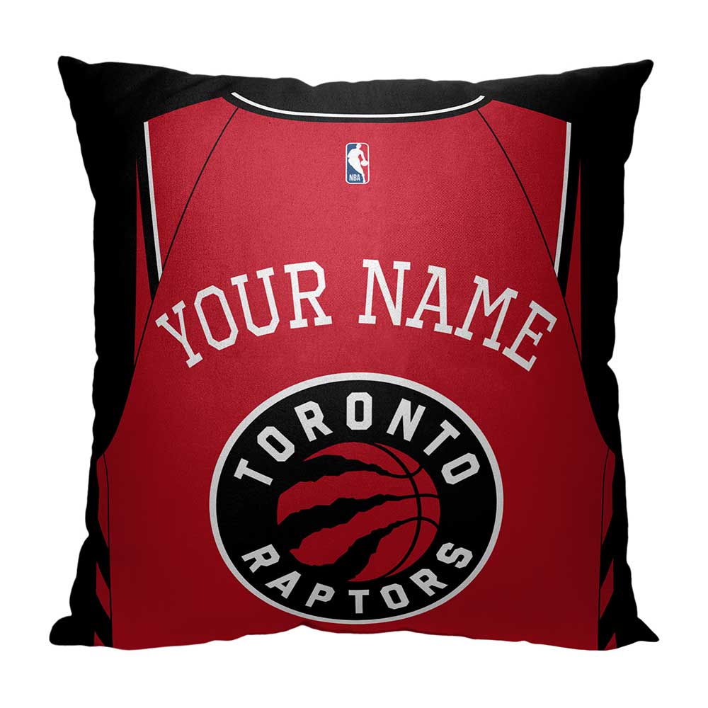 NBA Toronto Raptors Jersey Personalized Throw Pillow 18x18 Inches