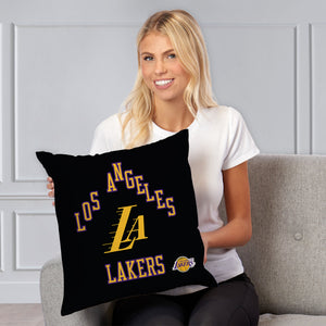 NBA Los Angeles Lakers City Edition 23-24 Throw Pillow 18x18 Inches