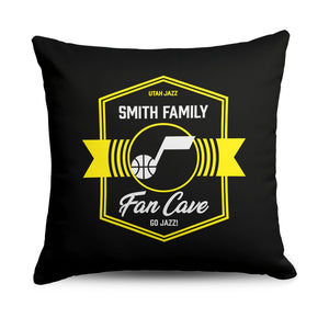 NBA Utah Jazz Dominion Personalized Throw Pillow 18Ã—18 Inches