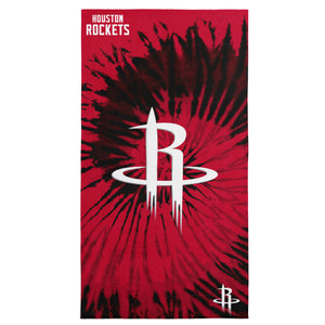 Houston Rockets NBA Psychedelic Beach Towel 30 x 60 inches