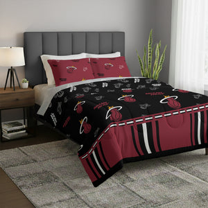 NBA Miami Heat Full Bed in a Bag Set