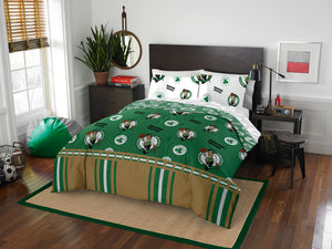 NBA Boston Celtics Rotary Full Bed In a Bag Set