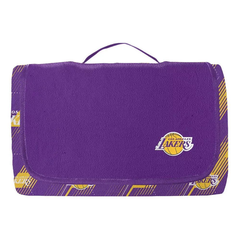 NBA Los Angeles Lakers Hex Stripe Picnic Blanket 55 x 70 Inches