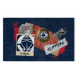 NBA Los Angeles Clippers Display Washable Rug 32 x 62 Inches
