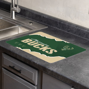 NBA Milwaukee Bucks Torn Small Mat 15×20 inches