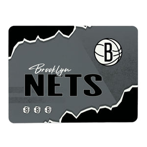 NBA Brooklyn Nets Torn Small Mat 15x20 inches