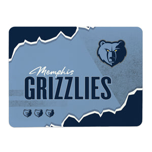 NBA Memphis Grizzlies Torn Small Mat 15x20 inches