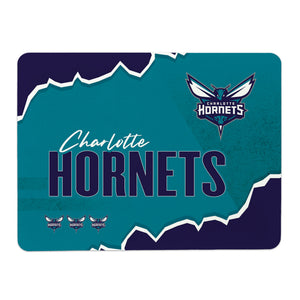 NBA Charlotte Hornets Torn Small Mat 15x20 inches
