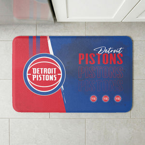 NBA Detroit Pistons Painterly Floor Mat 18×30 inches