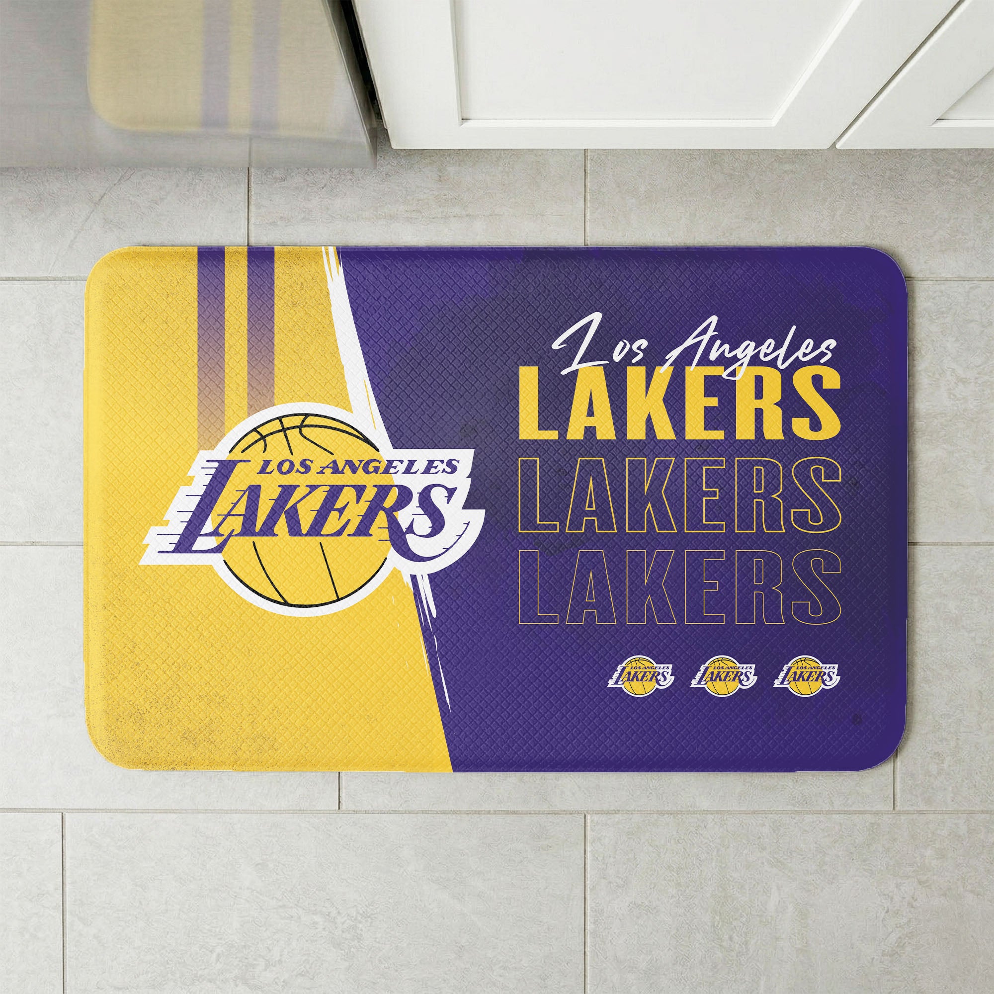 NBA Los Angeles Lakers Painterly Floor Mat 18×30 inches