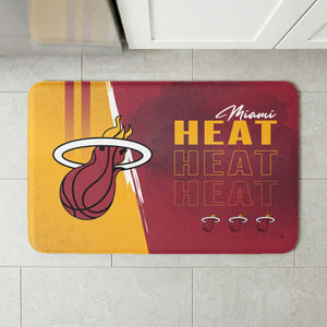 NBA Miami Heat Painterly Floor Mat 18×30 inches