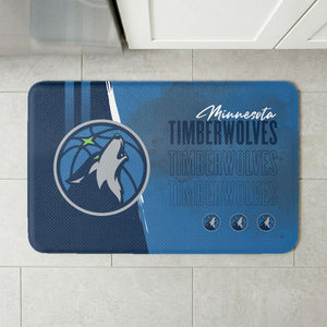NBA Minnesota Timberwolves Painterly Floor Mat 18×30 inches