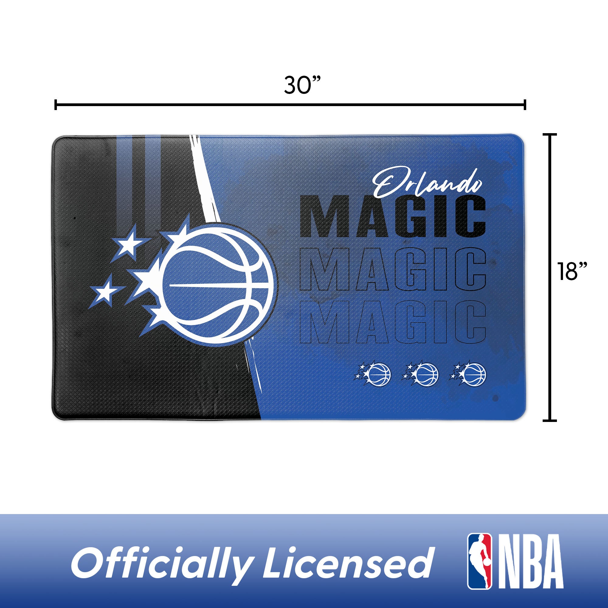 NBA Orlando Magic Painterly Floor Mat 18×30 inches