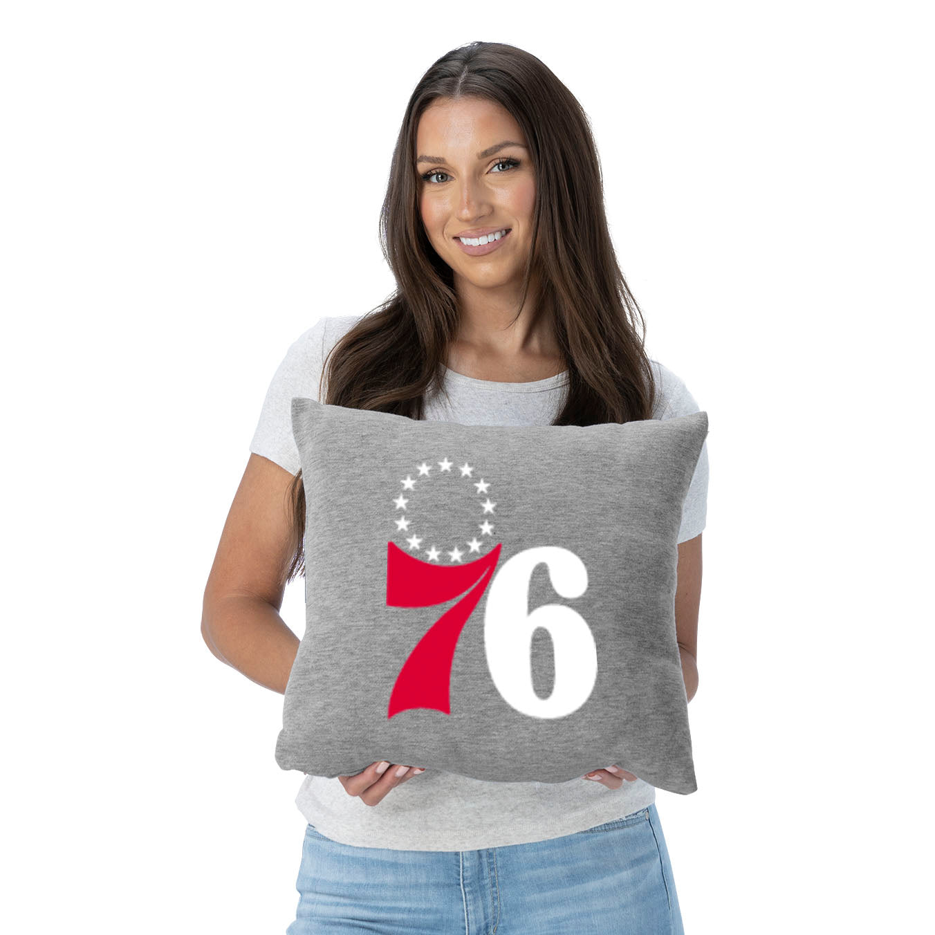 NBA Philadelphia 76ers Primary Sweatshirt PIllow 16 Inches