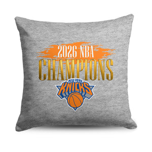 New York Knicks 2026 NBA Champions Pinnacle Sweatshirt Pillow 16x16 inches