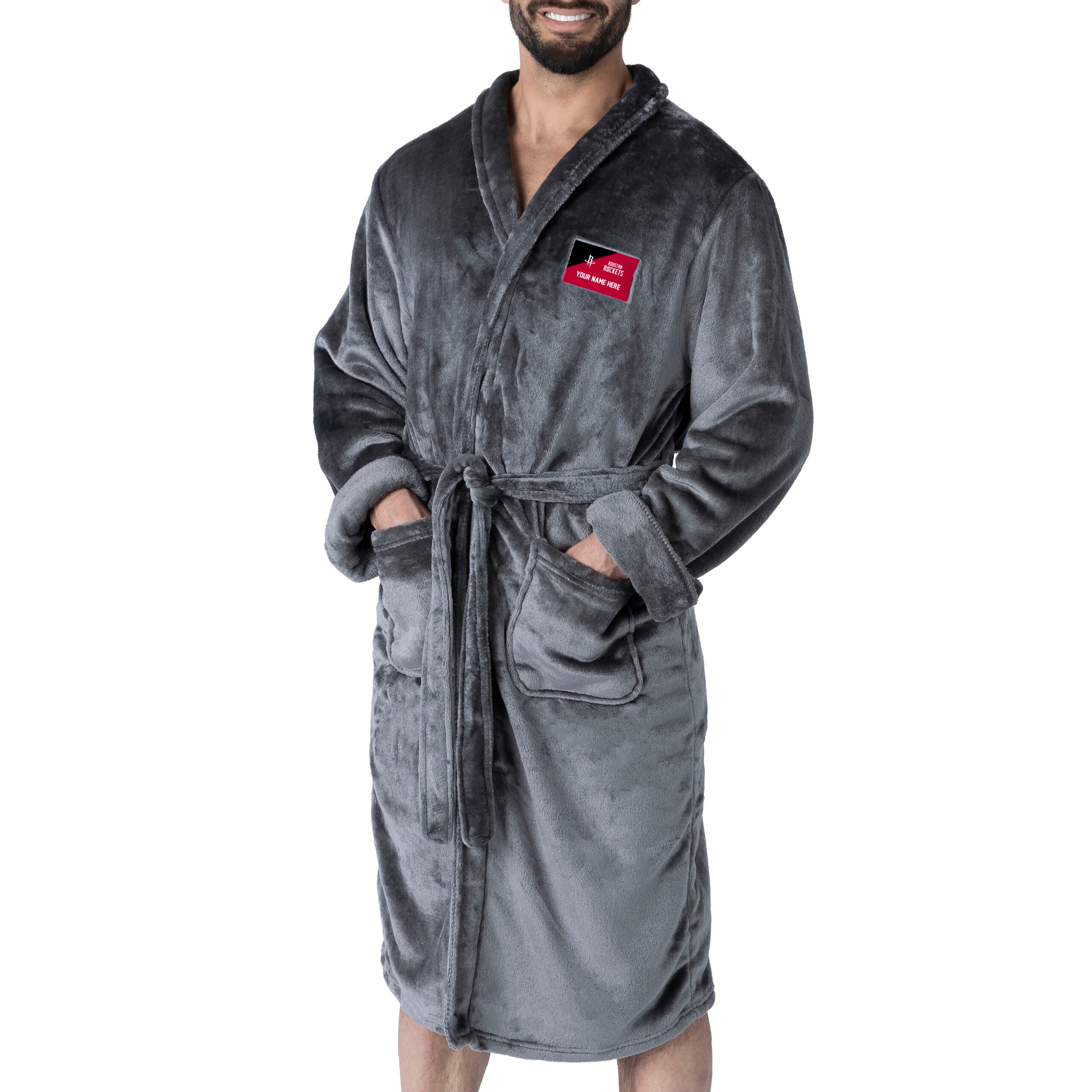 NBA Houston Rockets Snipe L/XL Personalized Robe 26 x 47 Inches