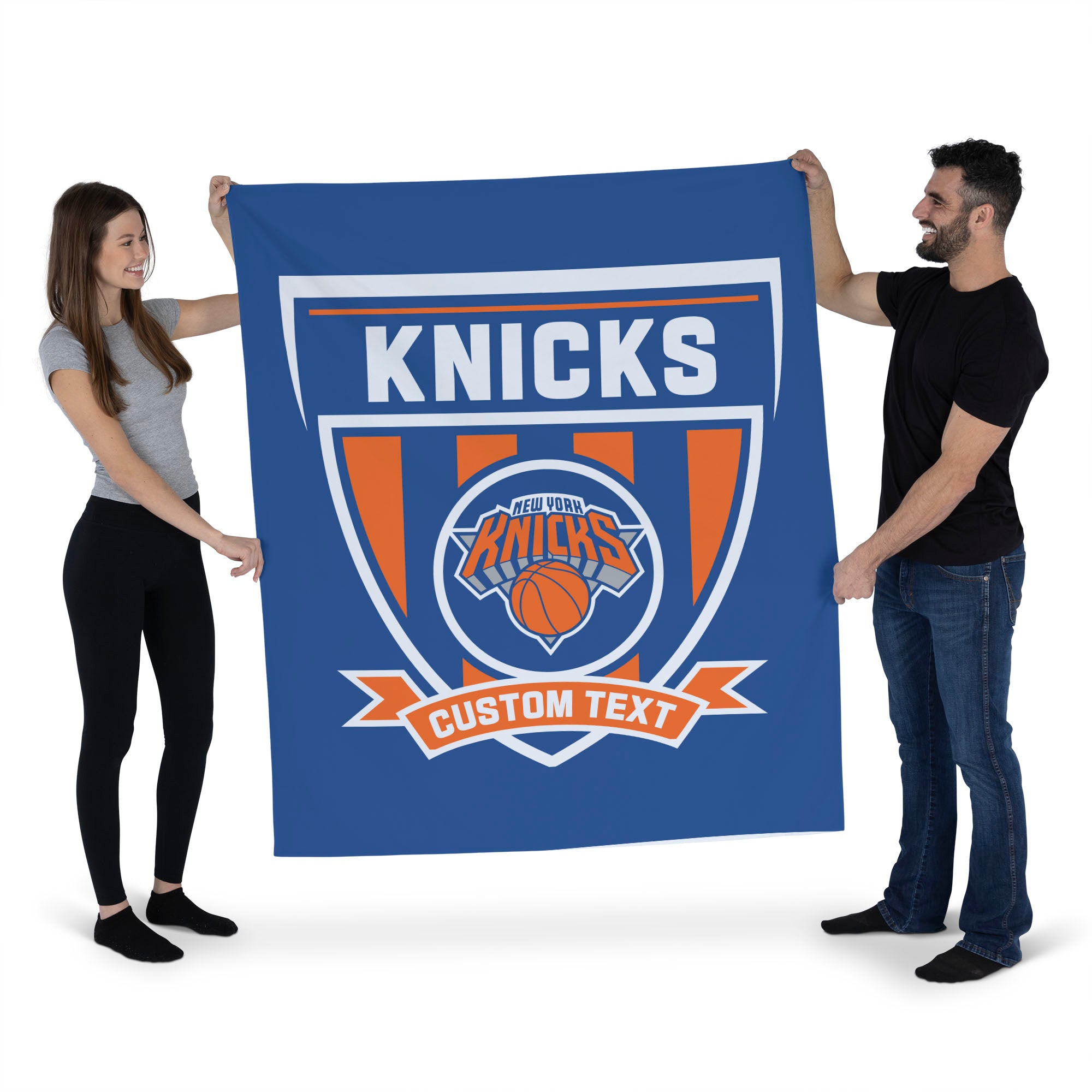 NBA New York Knicks Allegiance Personalized Wall Hanging 50x60 Inches