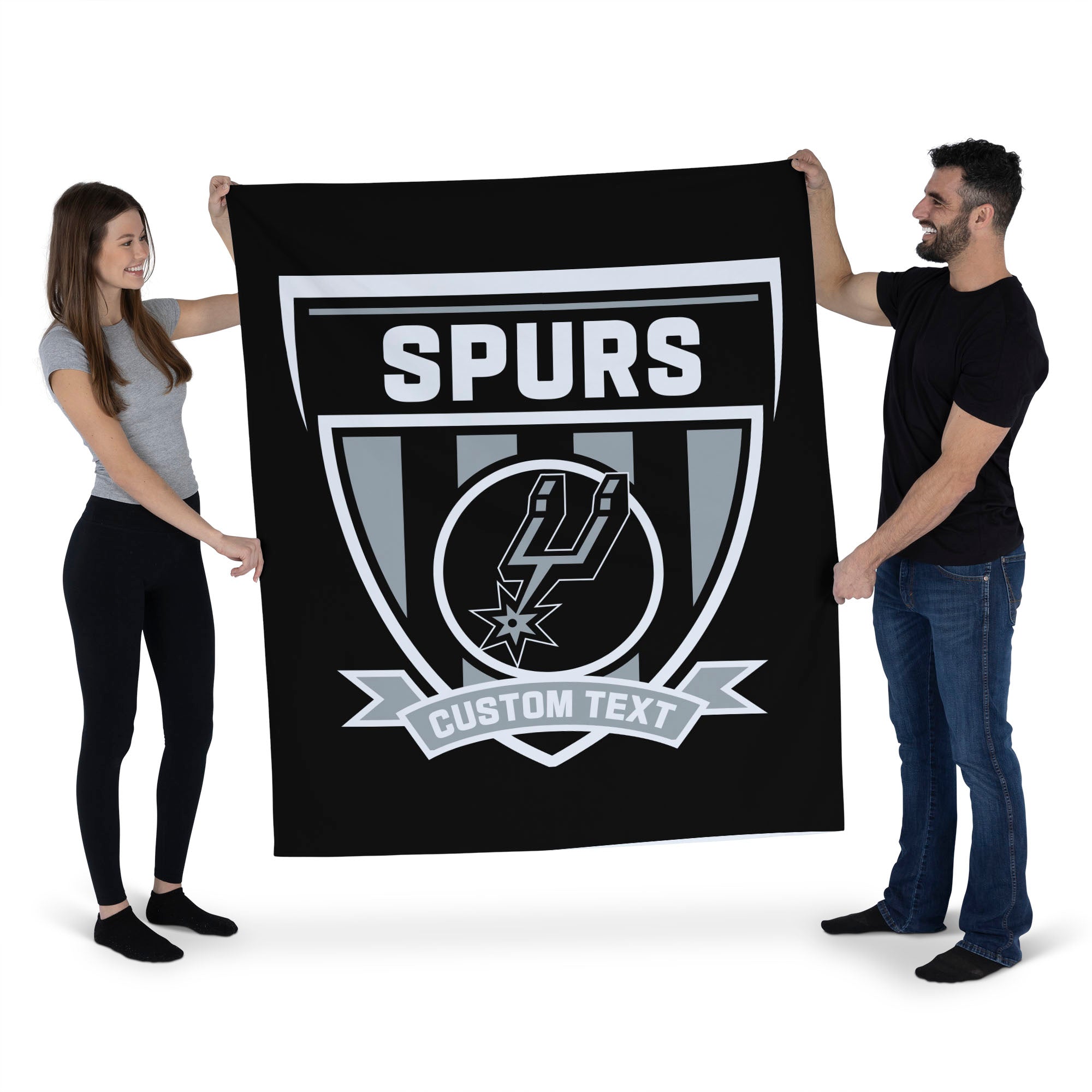 NBA San Antonio Spurs Allegiance Personalized Wall Hanging 50x60 Inches