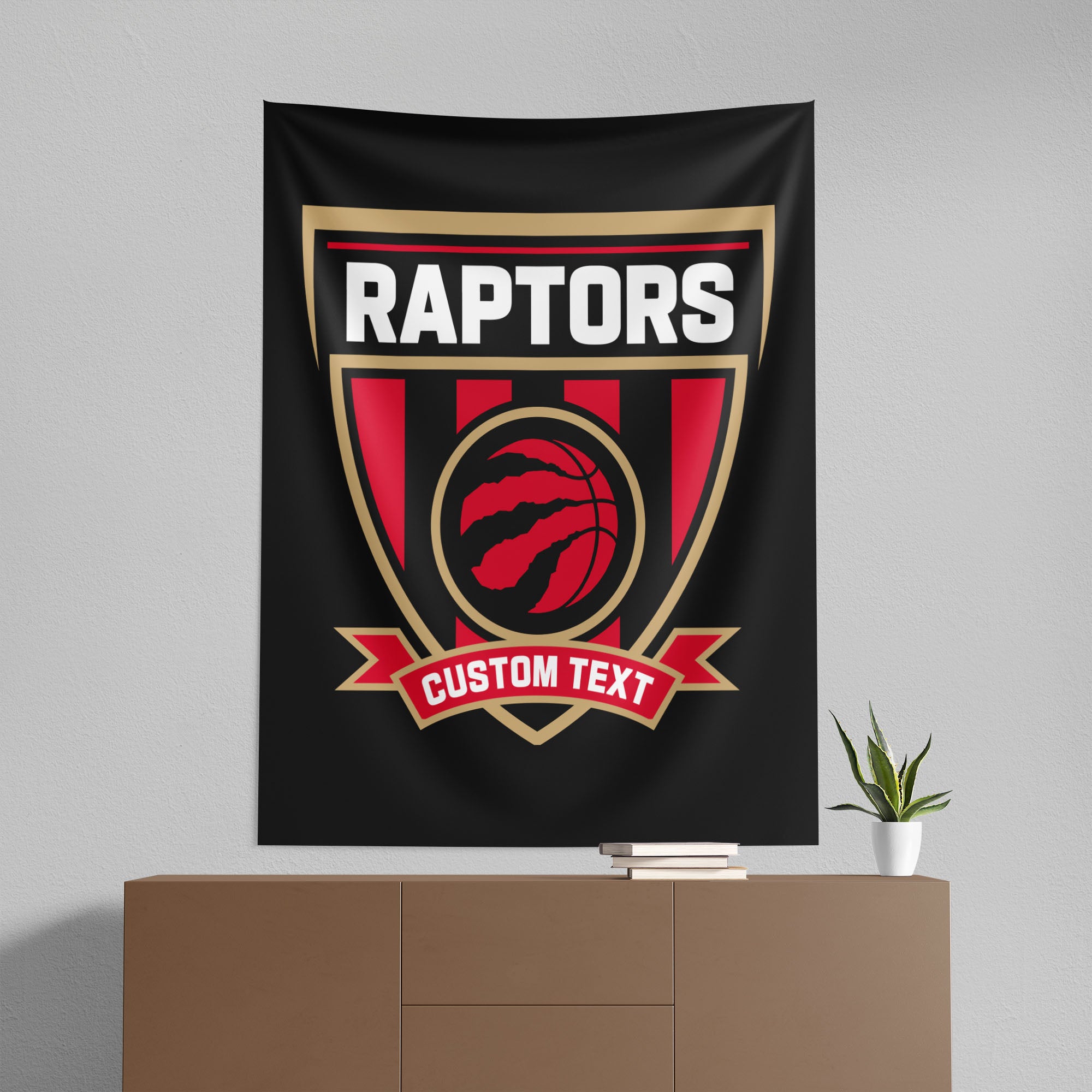 NBA Toronto Raptors Allegiance Personalized Wall Hanging 50x60 Inches