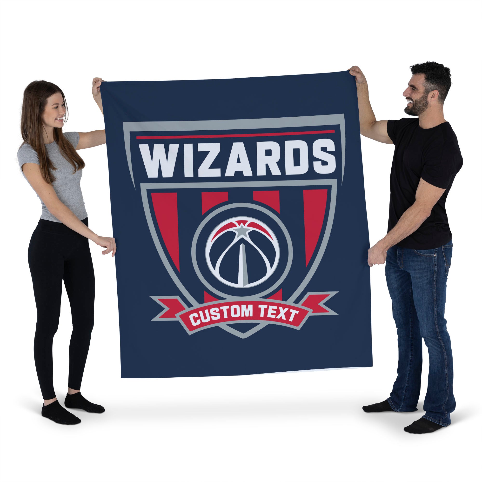 NBA Washington Wizards Allegiance Personalized Wall Hanging 50x60 Inches