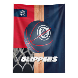 NBA Los Angeles Clippers Powerball Wall Hanging 50 x 60 Inches