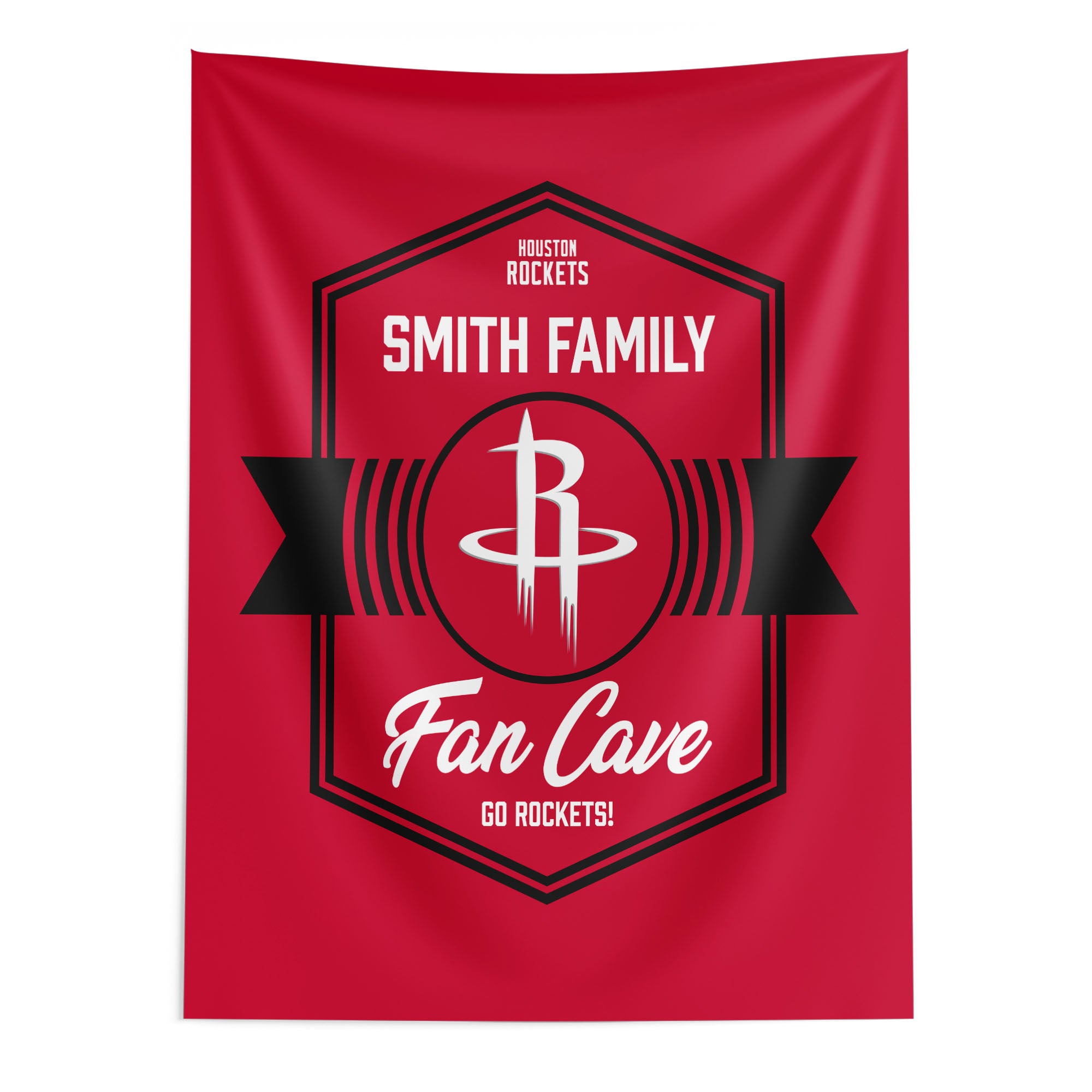 NBA Houston Rockets Dominion Personalized Wall Hanging 50Ã—60 Inches