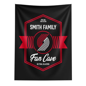 NBA Portland Trail Blazers Dominion Personalized Wall Hanging 50Ã—60 Inches