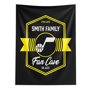 NBA Utah Jazz Dominion Personalized Wall Hanging 50Ã—60 Inches