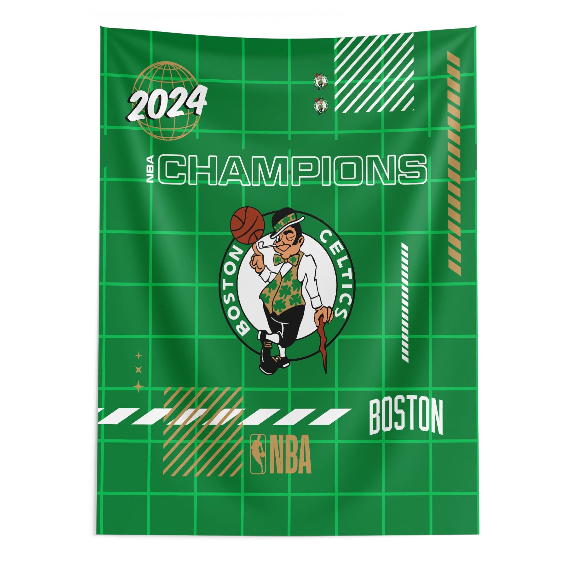 NBA Boston Celtics Gridlock Wall Hanging 50x60 Inches